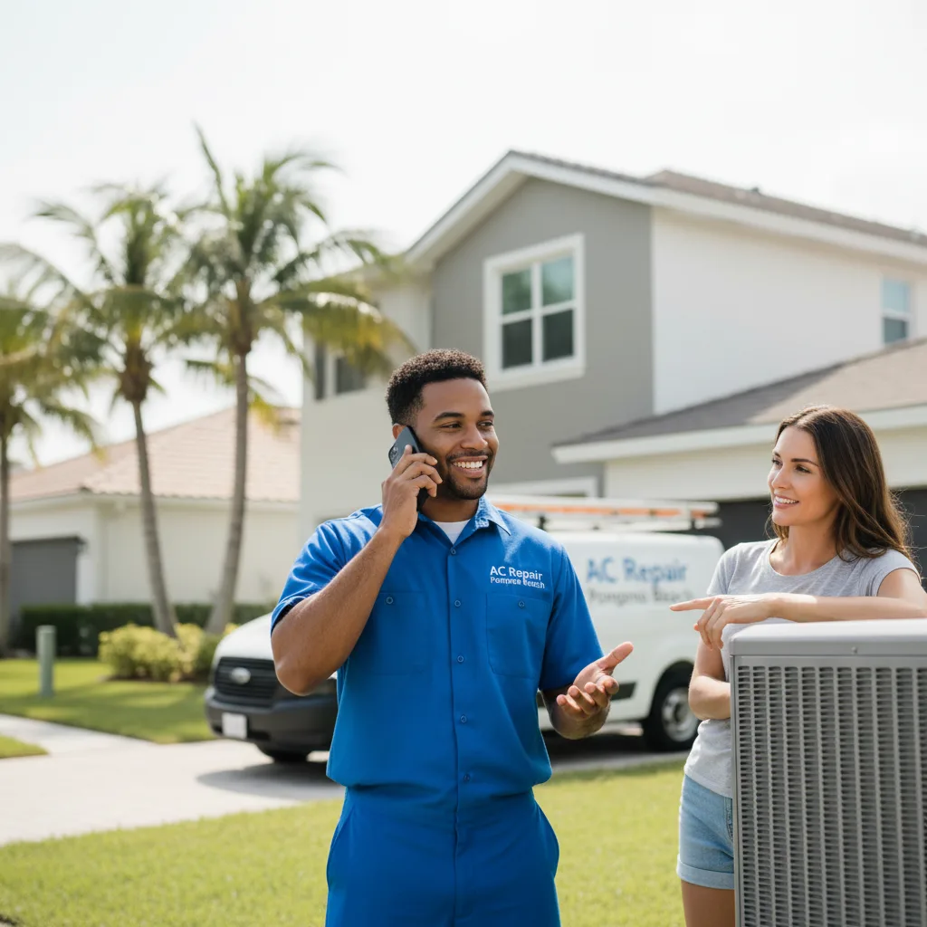 AC Repair Pompano Beach customer support in Mount Carroll